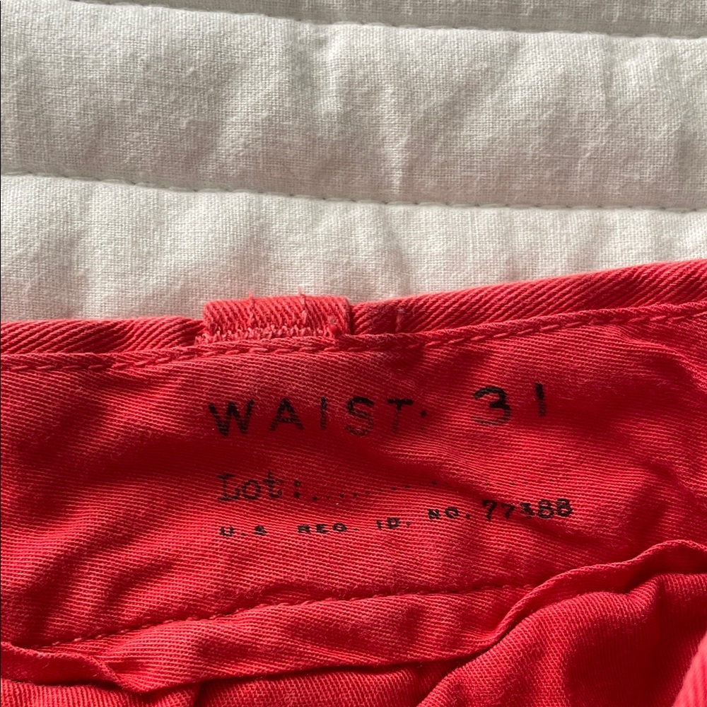 J. Crew men’s Shorts - Red, Pink, White, Yellow and Mauve - Picture 4 of 12